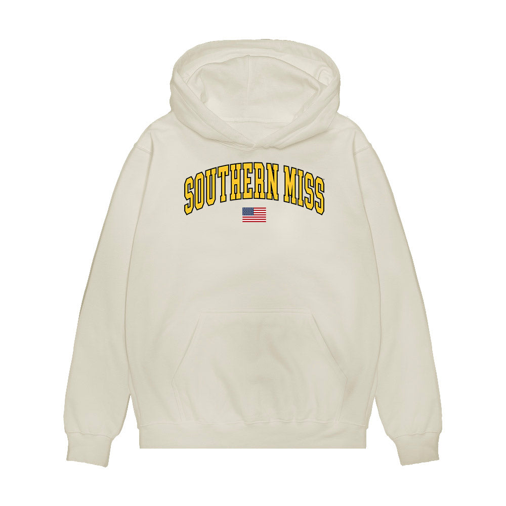 Southern Miss - NCAA Baseball : Jace Norton - USA Premium Hooded Sweatshirt-0