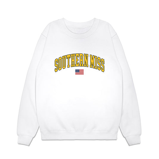Southern Miss - NCAA Baseball : Camden Sunstrom - USA Premium Crewneck Sweatshirt-0