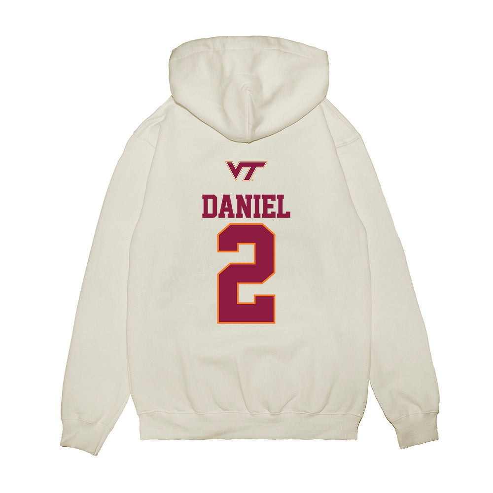 Virginia Tech - NCAA Baseball : Pete Daniel - USA Premium Hooded Sweatshirt-1