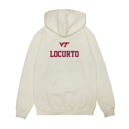 Virginia Tech - NCAA Baseball : Nick Locurto - USA Premium Hooded Sweatshirt-1