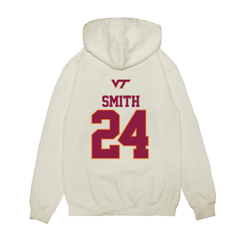 Virginia Tech - NCAA Baseball : Peyton Smith - USA Premium Hooded Sweatshirt-1