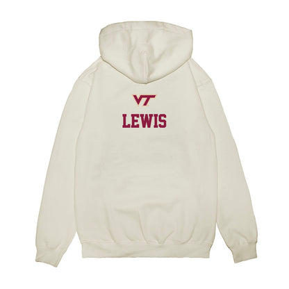 Virginia Tech - NCAA Baseball : David Lewis - USA Premium Hooded Sweatshirt-1