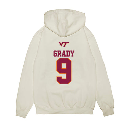 Virginia Tech - NCAA Baseball : Clay Grady - USA Premium Hooded Sweatshirt-1