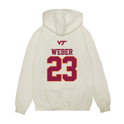 Virginia Tech - NCAA Baseball : Ben Weber - USA Premium Hooded Sweatshirt-1