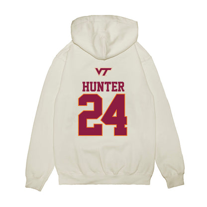 Virginia Tech - NCAA Baseball : Grant Hunter - USA Premium Hooded Sweatshirt-1