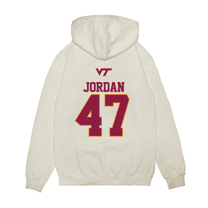 Virginia Tech - NCAA Baseball : Mycah Jordan - USA Premium Hooded Sweatshirt-1