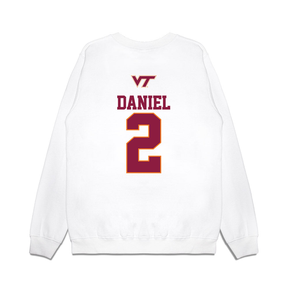Virginia Tech - NCAA Baseball : Pete Daniel - USA Premium Crewneck Sweatshirt-1