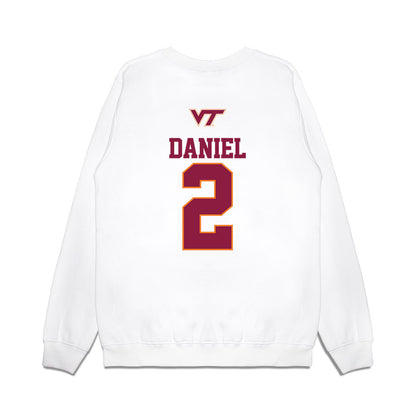 Virginia Tech - NCAA Baseball : Pete Daniel - USA Premium Crewneck Sweatshirt-1