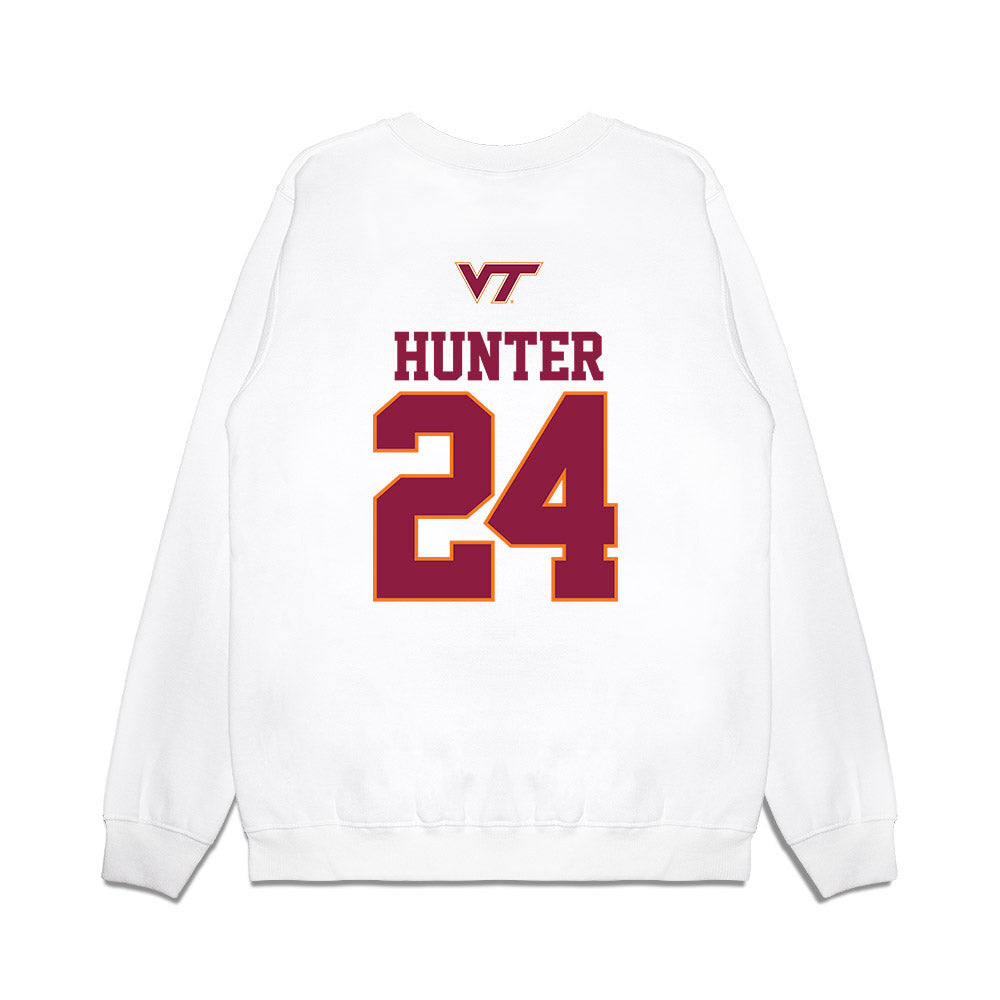 Virginia Tech - NCAA Baseball : Grant Hunter - USA Premium Crewneck Sweatshirt-1