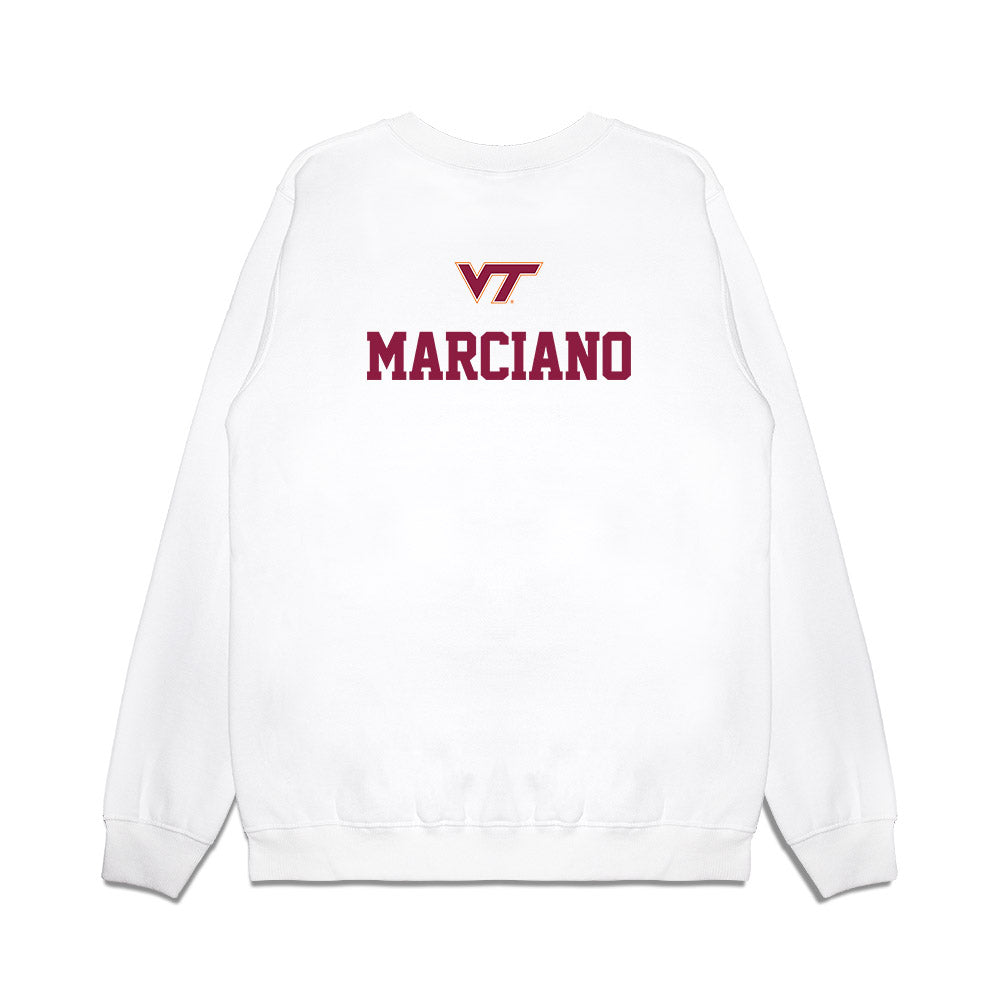 Virginia Tech - NCAA Baseball : Jake Marciano - USA Premium Crewneck Sweatshirt-1