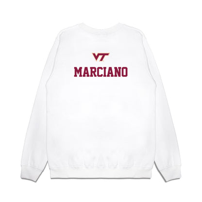 Virginia Tech - NCAA Baseball : Jake Marciano - USA Premium Crewneck Sweatshirt-1