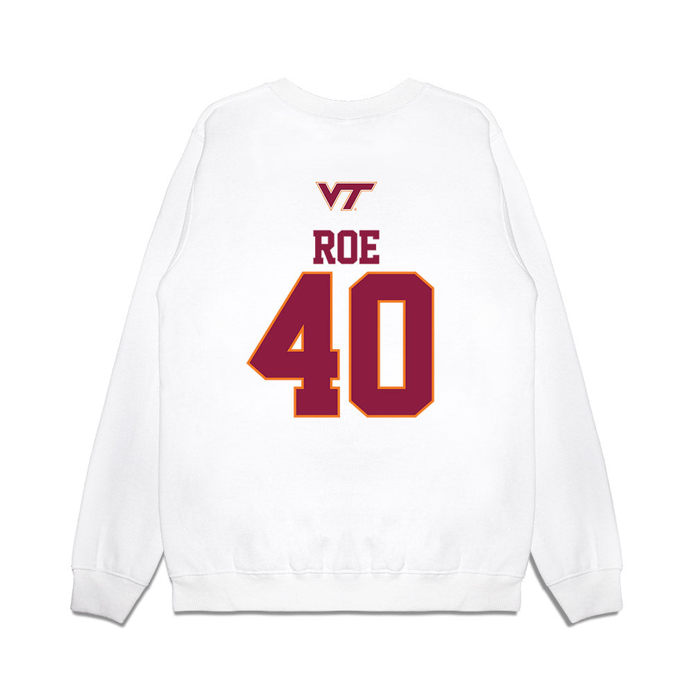 Virginia Tech - NCAA Baseball : Brody Roe - USA Premium Crewneck Sweatshirt-1