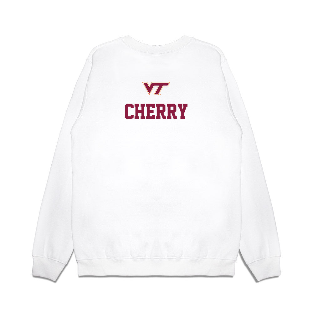 Virginia Tech - NCAA Baseball : Jackson Cherry - USA Premium Crewneck Sweatshirt-1