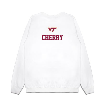 Virginia Tech - NCAA Baseball : Jackson Cherry - USA Premium Crewneck Sweatshirt-1