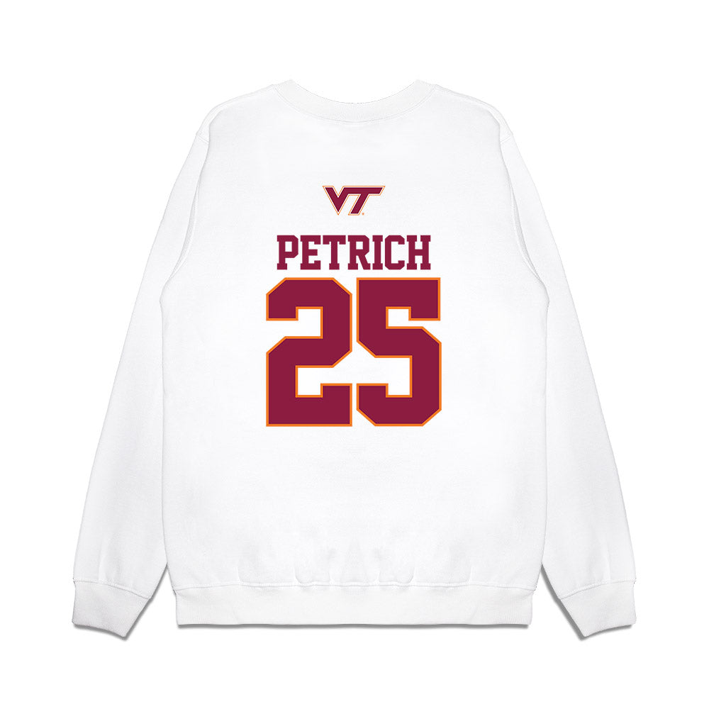 Virginia Tech - NCAA Baseball : Owen Petrich - USA Premium Crewneck Sweatshirt-1