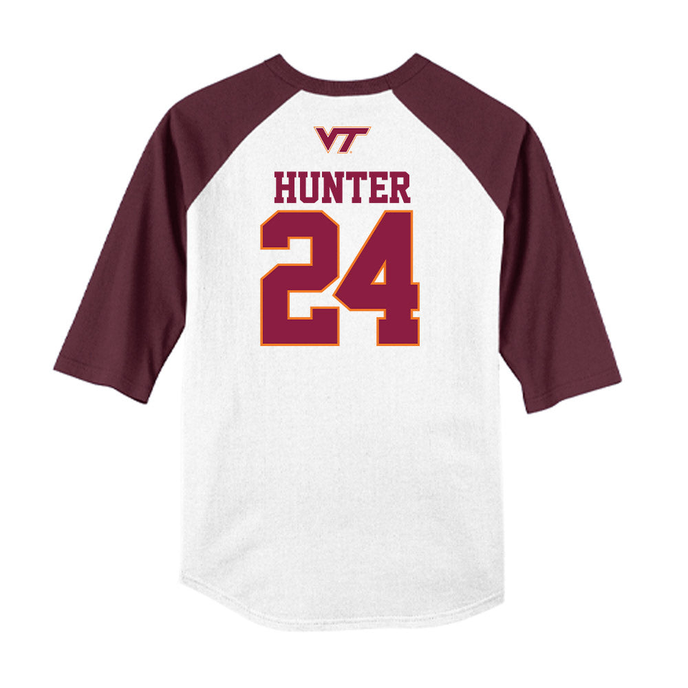 Virginia Tech - NCAA Baseball : Grant Hunter - USA Raglan Shirt-1