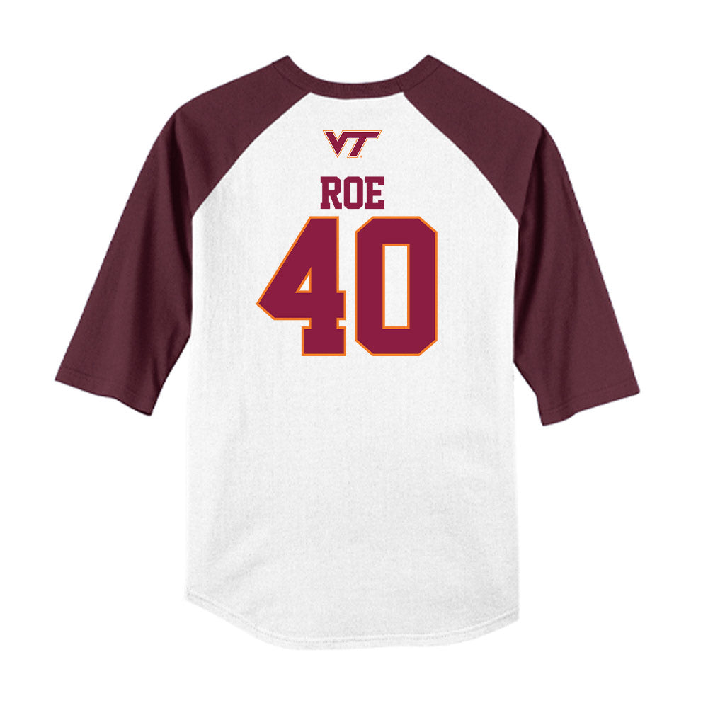 Virginia Tech - NCAA Baseball : Brody Roe - USA Raglan Shirt-1