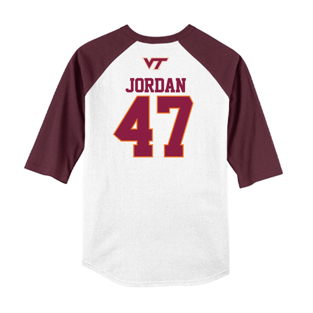 Virginia Tech - NCAA Baseball : Mycah Jordan - USA Raglan Shirt-1
