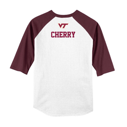 Virginia Tech - NCAA Baseball : Jackson Cherry - USA Raglan Shirt-1