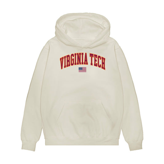 Virginia Tech - NCAA Baseball : Luca Perriello - USA Premium Hooded Sweatshirt-0