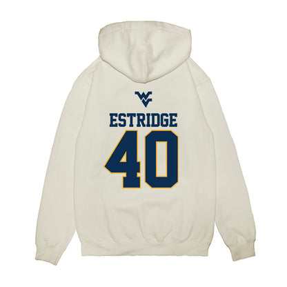 West Virginia - NCAA Baseball : Carson Estridge - USA Raglan Premium Hooded Sweatshirt-1