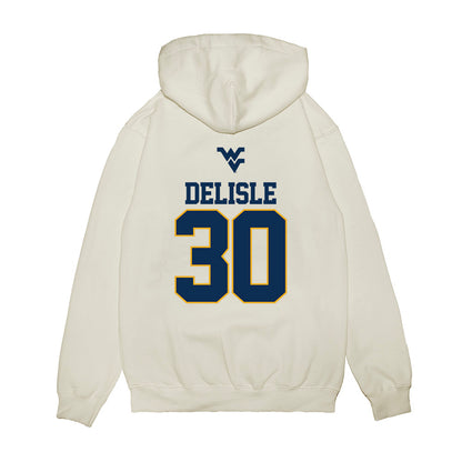 West Virginia - NCAA Baseball : Tucker DeLisle - USA Raglan Premium Hooded Sweatshirt-1