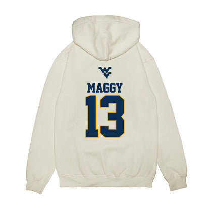 West Virginia - NCAA Baseball : Ryan Maggy - USA Raglan Premium Hooded Sweatshirt-1