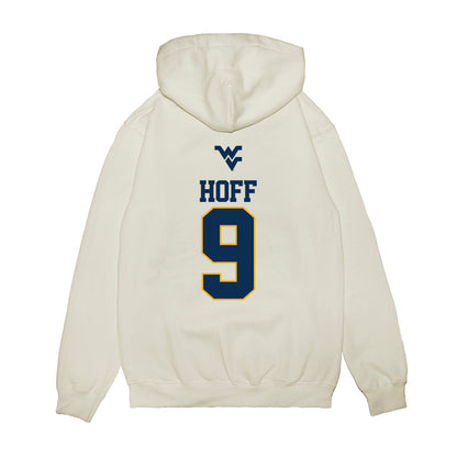 West Virginia - NCAA Baseball : Bryson Hoff - USA Raglan Premium Hooded Sweatshirt-1