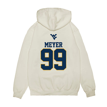 West Virginia - NCAA Baseball : Chase Meyer - USA Raglan Premium Hooded Sweatshirt-1