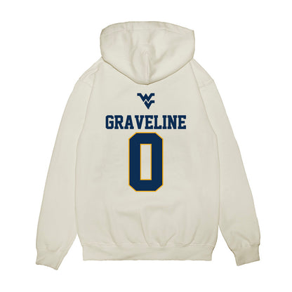 West Virginia - NCAA Baseball : Matthew Graveline - USA Raglan Premium Hooded Sweatshirt-1