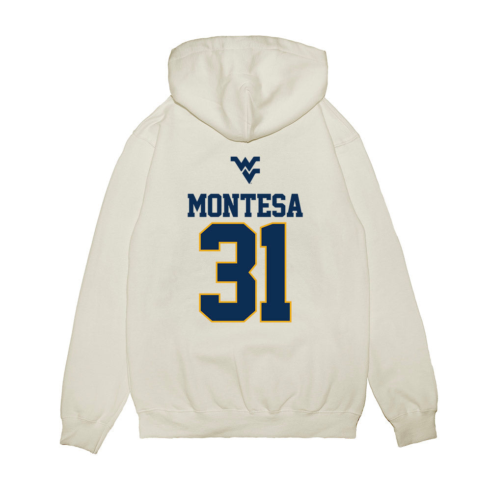 West Virginia - NCAA Baseball : Dawson Montesa - USA Raglan Premium Hooded Sweatshirt-1