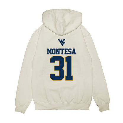West Virginia - NCAA Baseball : Dawson Montesa - USA Raglan Premium Hooded Sweatshirt-1