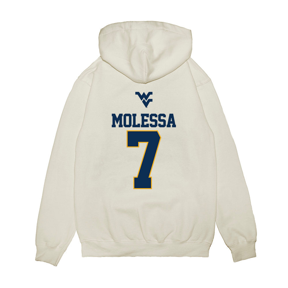 West Virginia - NCAA Baseball : Maxwell Molessa - USA Raglan Premium Hooded Sweatshirt-1