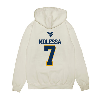 West Virginia - NCAA Baseball : Maxwell Molessa - USA Raglan Premium Hooded Sweatshirt-1