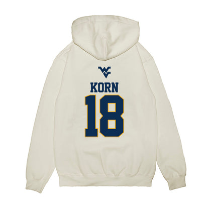 West Virginia - NCAA Baseball : Ian Korn - USA Raglan Premium Hooded Sweatshirt-1
