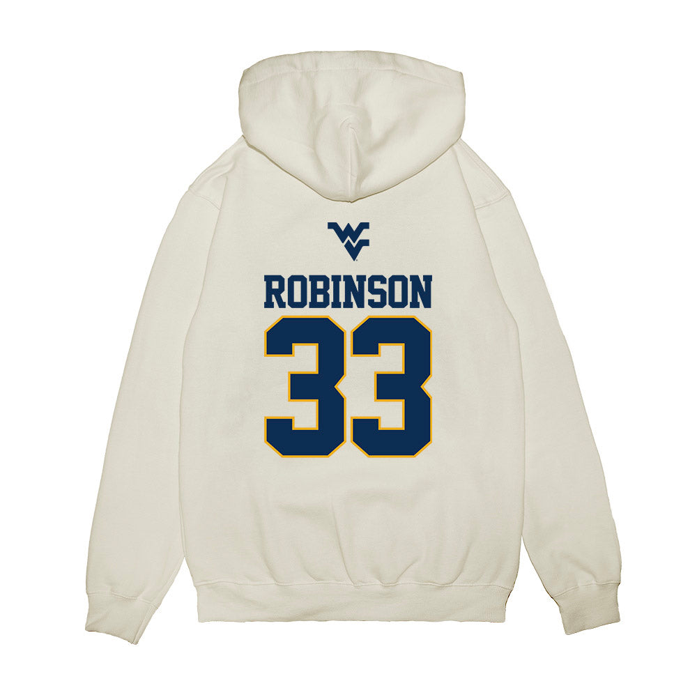 West Virginia - NCAA Baseball : Brayden Robinson - USA Raglan Premium Hooded Sweatshirt-1