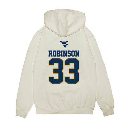 West Virginia - NCAA Baseball : Brayden Robinson - USA Raglan Premium Hooded Sweatshirt-1