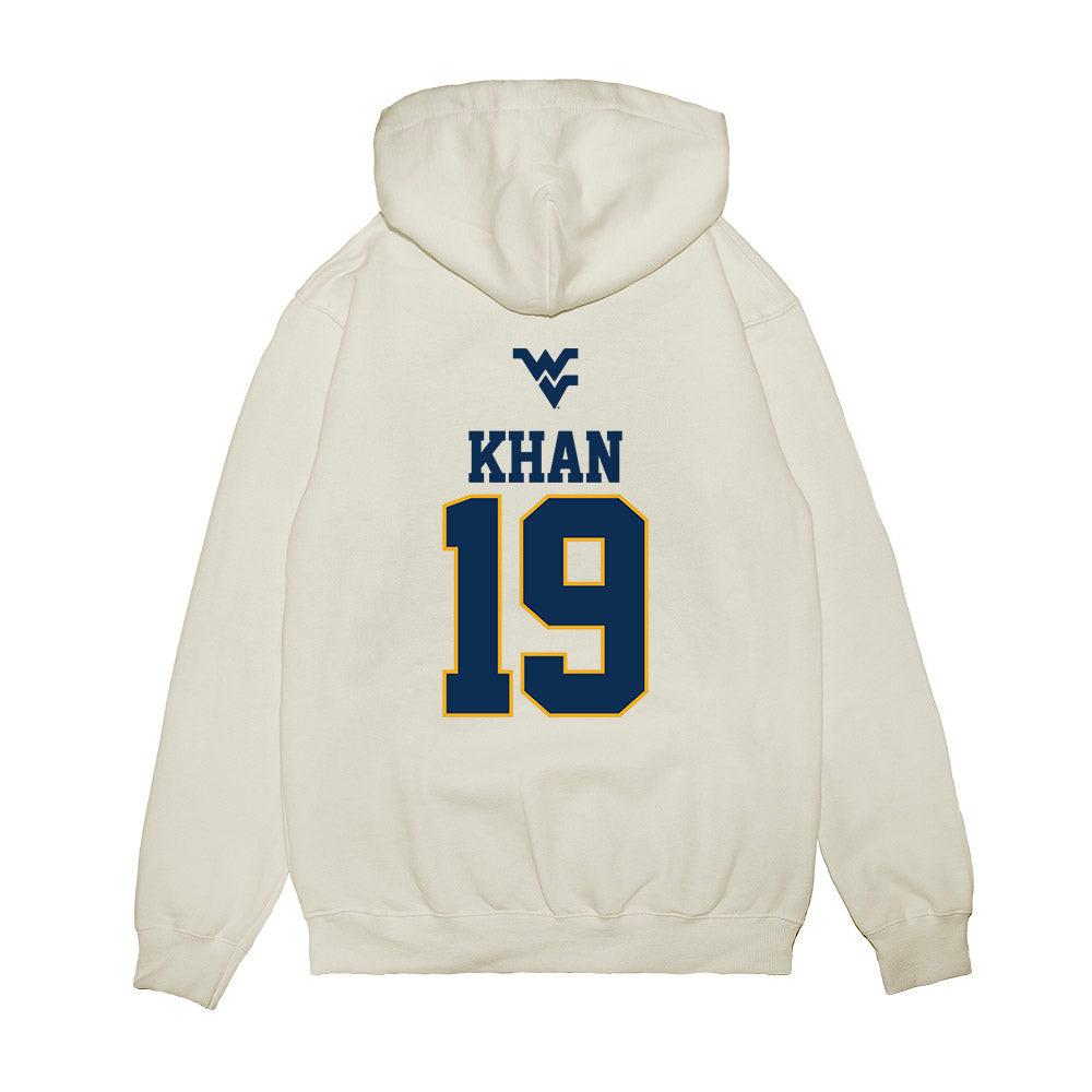 West Virginia - NCAA Baseball : Alex Khan - USA Raglan Premium Hooded Sweatshirt-1