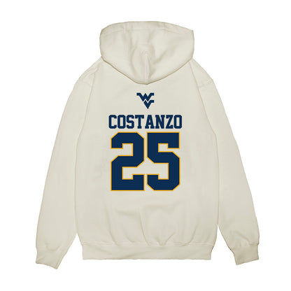 West Virginia - NCAA Baseball : JD Costanzo - USA Raglan Premium Hooded Sweatshirt-1