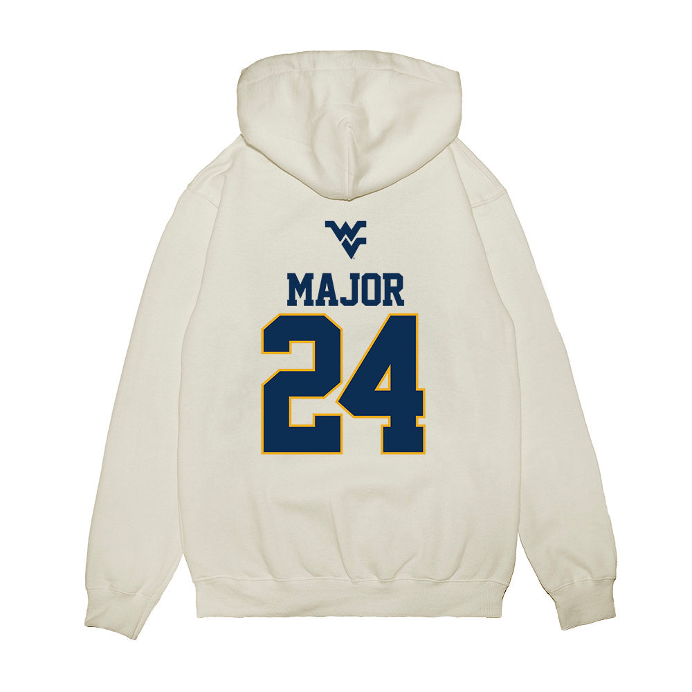 West Virginia - NCAA Baseball : Aidan Major - USA Raglan Premium Hooded Sweatshirt-1