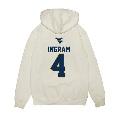 West Virginia - NCAA Baseball : Jackson Ingram - USA Raglan Premium Hooded Sweatshirt-1