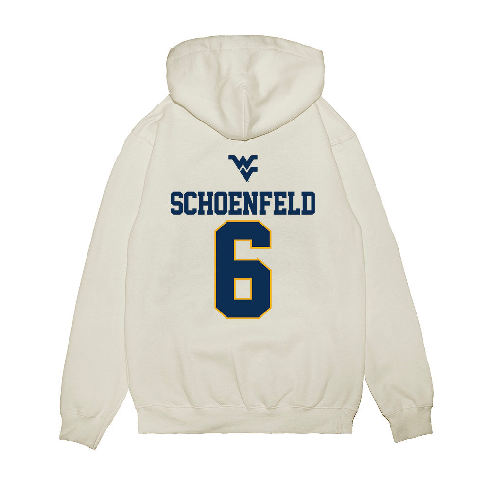West Virginia - NCAA Baseball : Paul Schoenfeld - USA Raglan Premium Hooded Sweatshirt-1