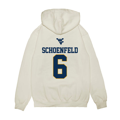 West Virginia - NCAA Baseball : Paul Schoenfeld - USA Raglan Premium Hooded Sweatshirt-1