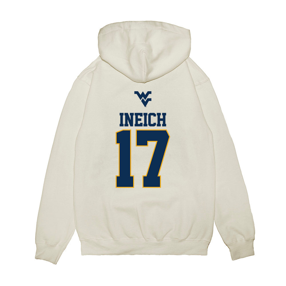 West Virginia - NCAA Baseball : Matt Ineich - USA Raglan Premium Hooded Sweatshirt-1