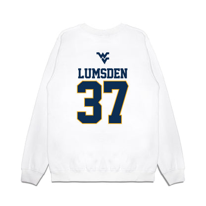 West Virginia - NCAA Baseball : Benjamin Lumsden - USA Raglan Premium Crewneck Sweatshirt-1