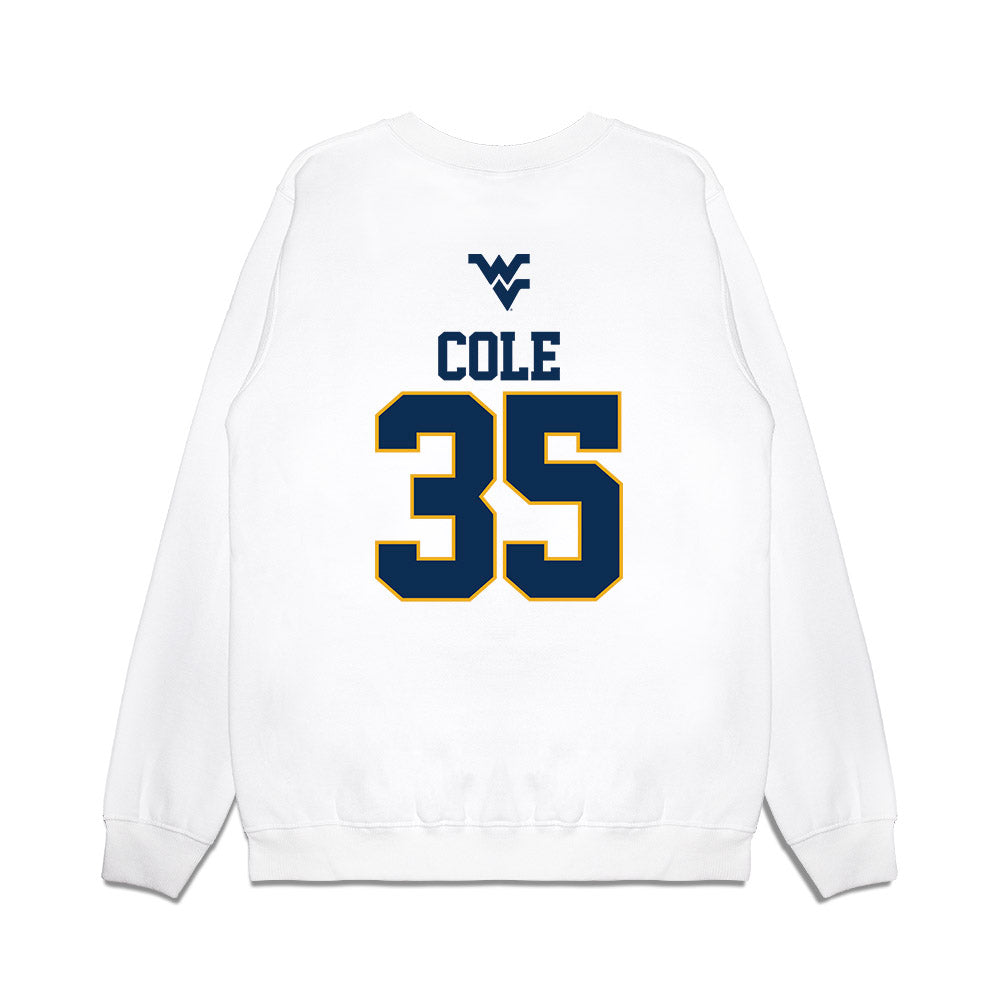West Virginia - NCAA Baseball : Chansen Cole - USA Raglan Premium Crewneck Sweatshirt-1