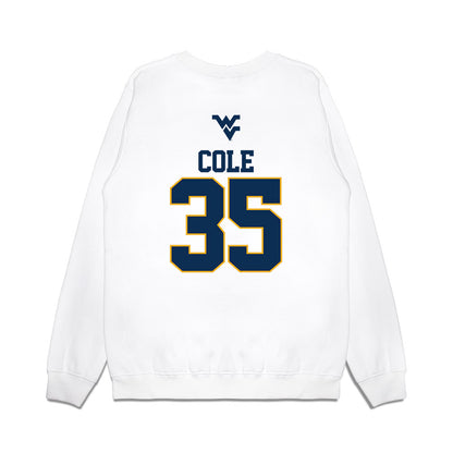 West Virginia - NCAA Baseball : Chansen Cole - USA Raglan Premium Crewneck Sweatshirt-1