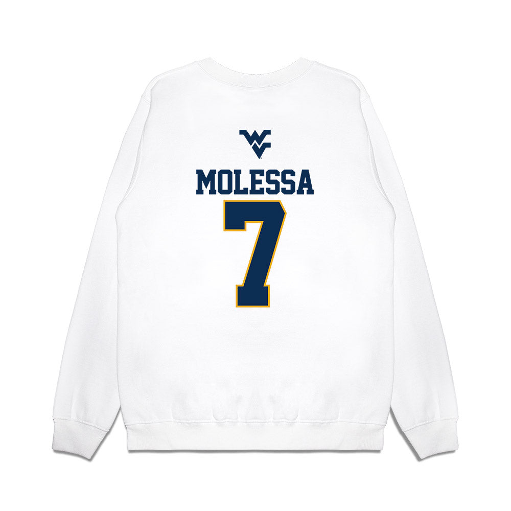 West Virginia - NCAA Baseball : Maxwell Molessa - USA Raglan Premium Crewneck Sweatshirt-1