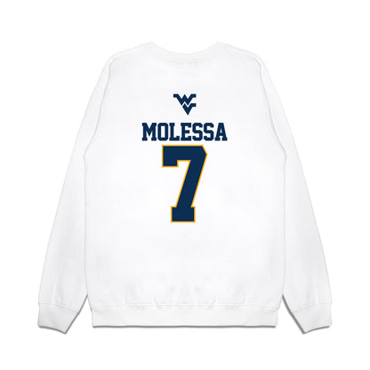 West Virginia - NCAA Baseball : Maxwell Molessa - USA Raglan Premium Crewneck Sweatshirt-1