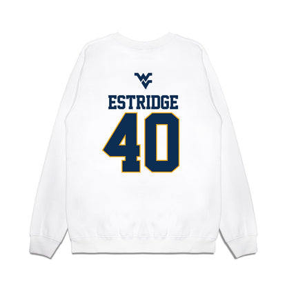 West Virginia - NCAA Baseball : Carson Estridge - USA Raglan Premium Crewneck Sweatshirt-1